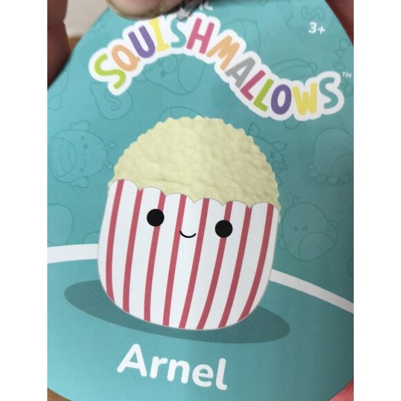 Squishmallows Official Plush 10 inch Arnel the Popcorn - NWT You Pick How Many!! - Picture 3 of 5
